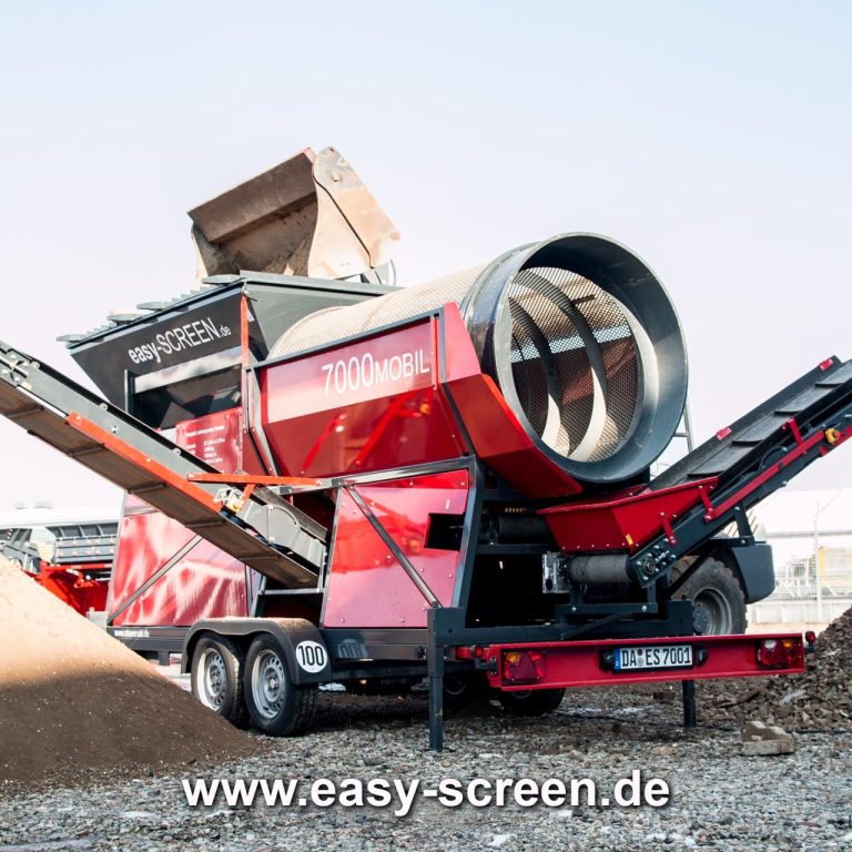 Mobile Siebanlage
