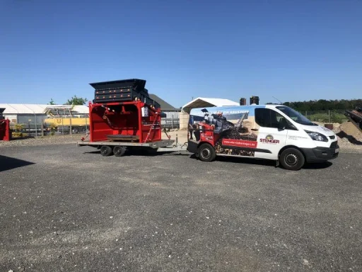 leichter transport mit der kleinen siebanlage einfache siebanlage 