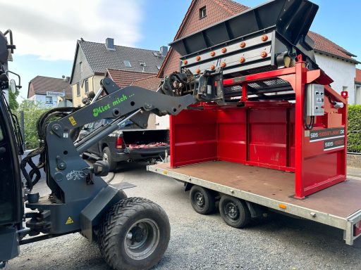 siebanlage einfacher transport leichte siebanlage mobilie siebanlage 