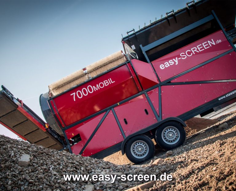 Mobile Siebanlage